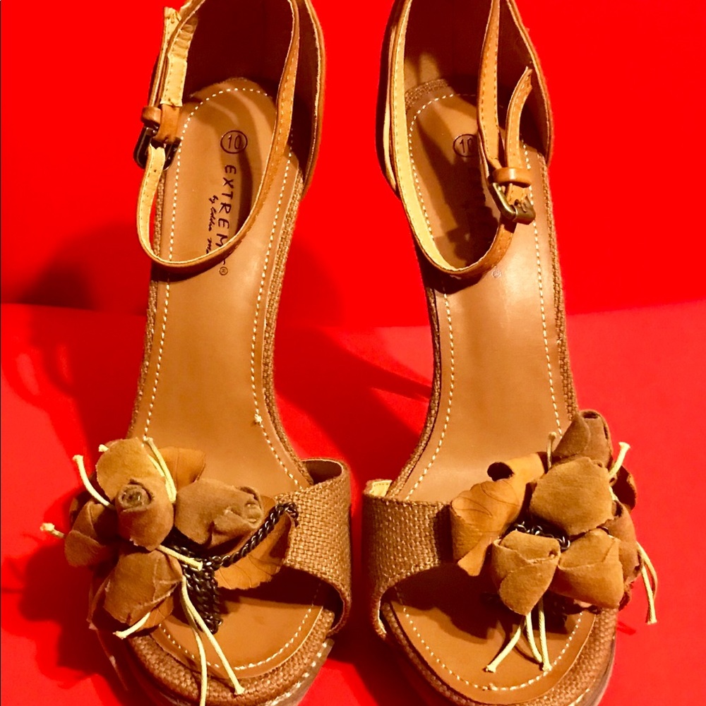Open toe heels